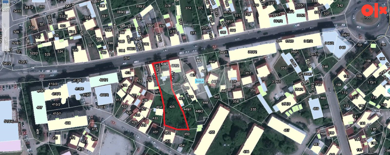 Zemljište Tuzla 1146m2