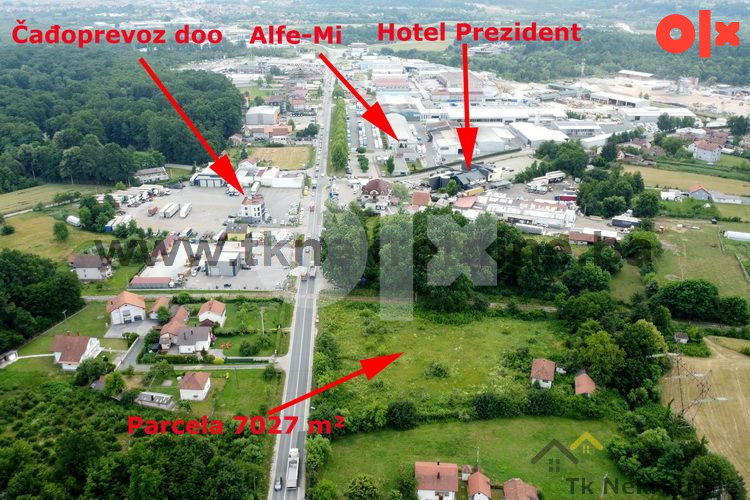 ZA INVESTITORE - Parcela 7027 m2, pored mag. puta M18