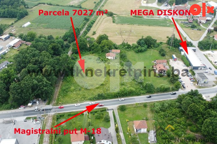 ZA INVESTITORE - Parcela 7027 m2, pored mag. puta M18 6