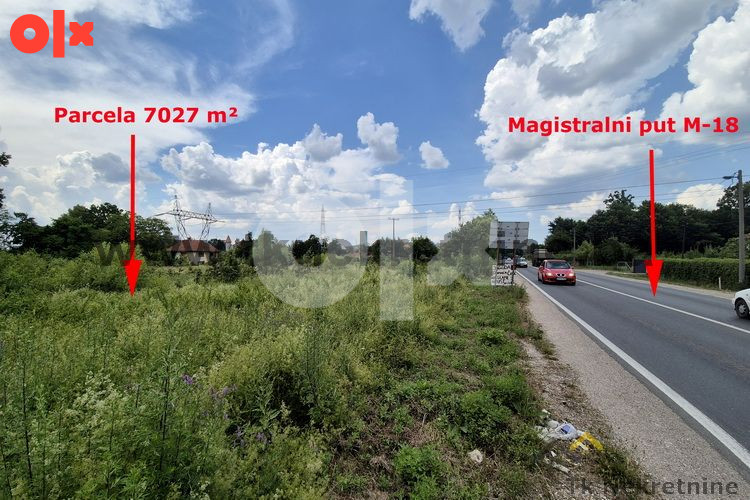 ZA INVESTITORE - Parcela 7027 m2, pored mag. puta M18 10