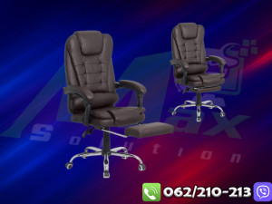 Kancelarijska - Uredska / Office Stolica F-5106A / smedja