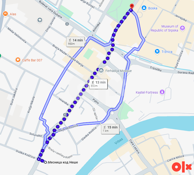 Izdajem garsonjeru 18m2 u zgradi blizu centra