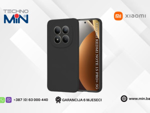 Xiaomi Redmi Note 15 Pro+ 4G silikonska maska, Crna