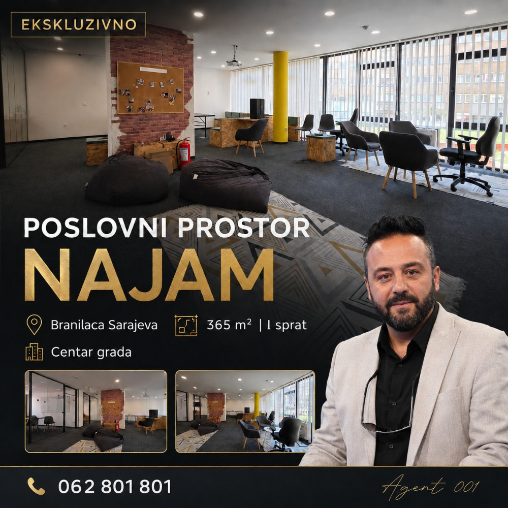 Najam Poslovni prostor Sarajevo - Centar