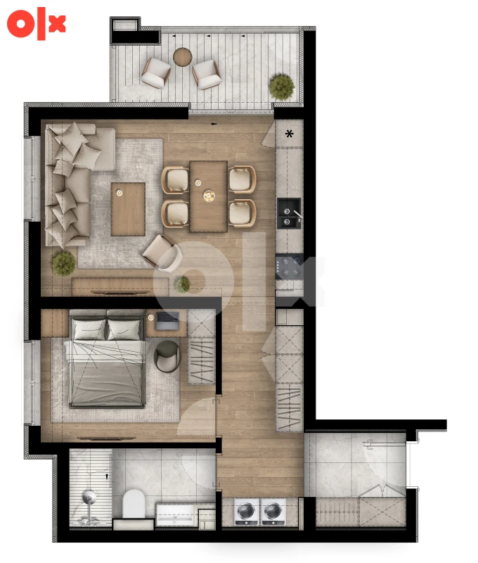 Stan Sarajevo - Novi Grad 53.61m2 2