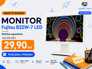 Monitor Fujitsu B22W-7 LED 22" DOPER B2S