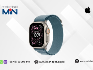 Apple Watch Ultra 3 Cellular 49mm Natural Titanium Light Blue