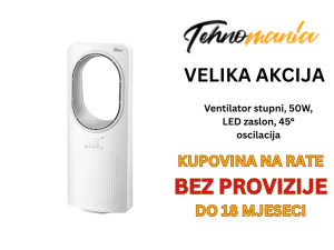 Ventilator stupni, 50W, LED zaslon, 45 oscilacija