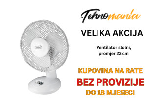 Ventilator stolni, promjer 23 cm