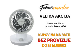 Stolni ventilator, promjer 20 cm, 45W