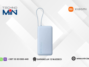Xiaomi Power Bank 10000mAh 67W integrisan Type-C USB-A, Ice Blue