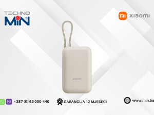 Xiaomi Power Bank 10000mAh 67W integrisan kabal Type-C USB-A, Tan