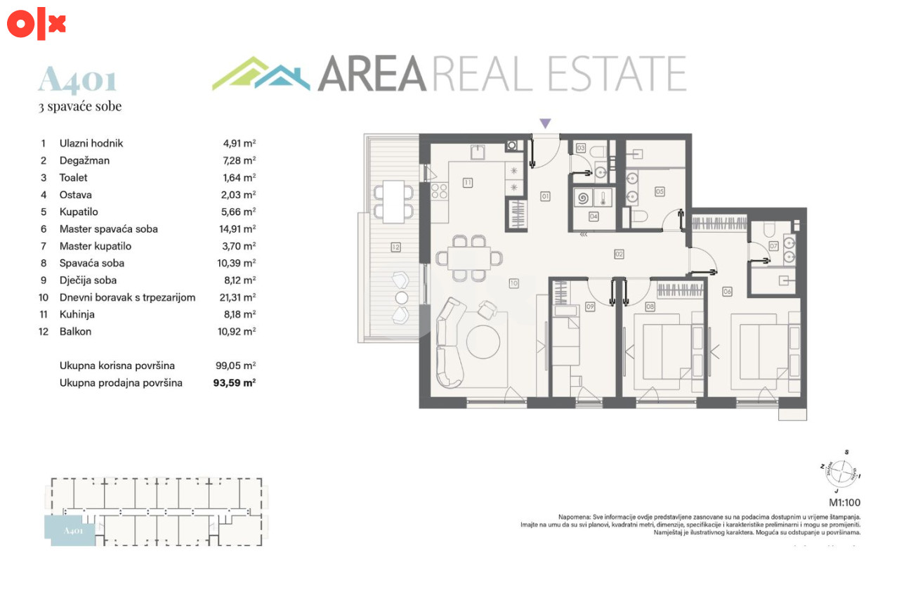 Novogradnja/ Novi Grad/ Horizont Residences/ 48-240 m2 20