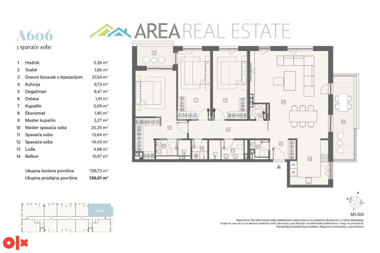 Novogradnja/ Novi Grad/ Horizont Residences/ 48-240 m2 22