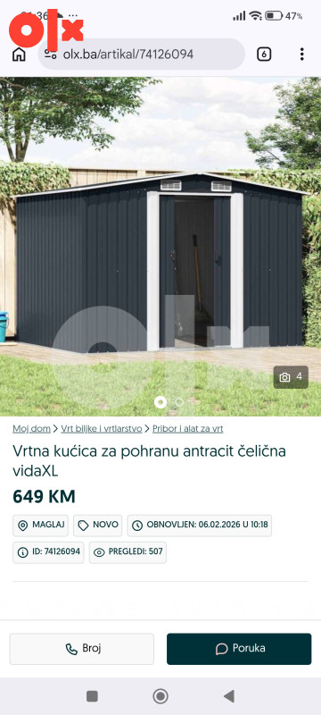 Montažni objekat Banja Luka 5m2