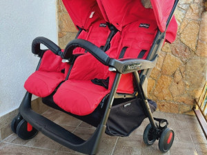 DJECIJA KOLICA ZA BLIZANCE dupla PEG PEREGO ARIA SHOPPER kao NOVA