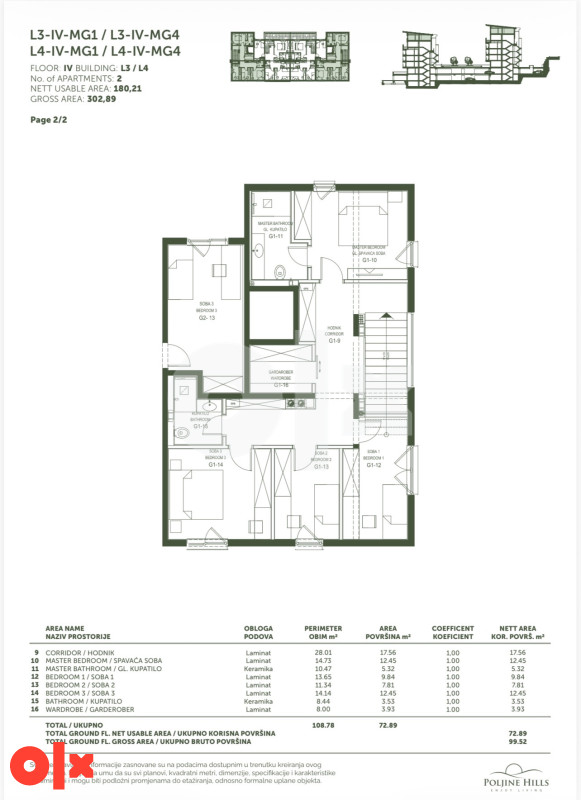 Penthouse 180 kvadrata Poljine Hills 25