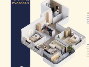 Stan u izgradnji- 50,79 m2 photo 5