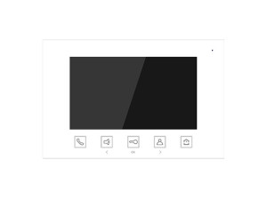 Interfon - unutarnja jedinica 7'' touch button, 2 Wire T-IS05-W