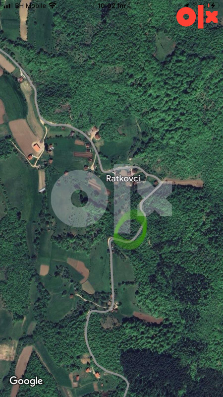 PRODAJE SE ZEMLJIŠTE  KRALUPI (RATKOVCI )VISOKO