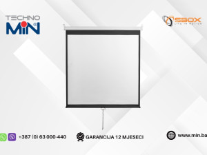 SBOX motorno projektorsko zidno/stropno PSA-112-2 200x200cm White