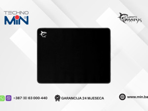 White Shark GMP-2101 BLACK KNIGHT Gaming 40x30cm, Crna/Bijela