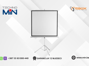 SBOX prijenosno platno na stalku PSMT-112-2 200x200cm, Bijelo