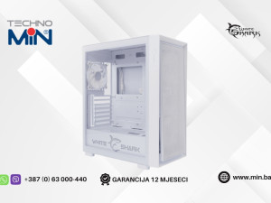 White Shark WARHEAD-3 GCC-2401, 4x RGB ventilatora, E-ATX, Bijela