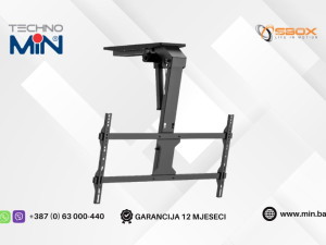 SBOX motorizovani stropni CPLB-M0748 43"-86" do 45kg, Crni