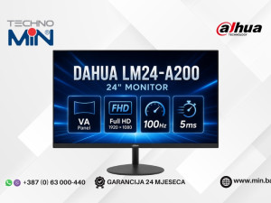 Monitor Dahua LM24-A200 24" VA Full HD, 100Hz