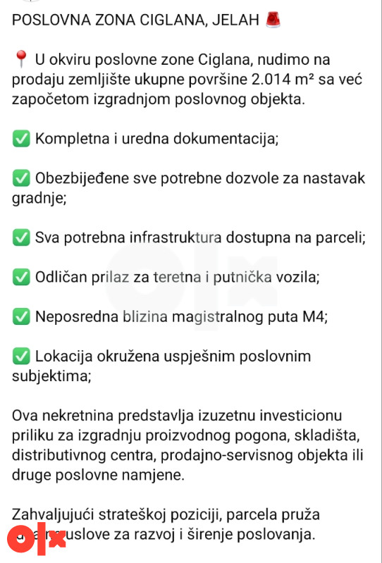 Zemljište Ciglana (Jelah) 2