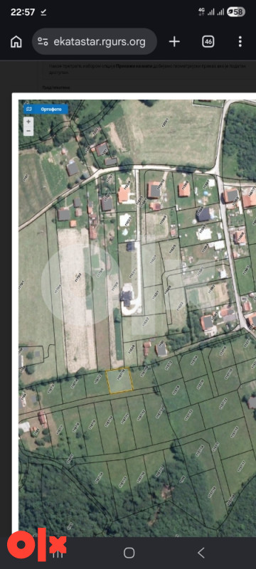 Zemljište Dragočaj, 460 m2, vlasništvo 1/1