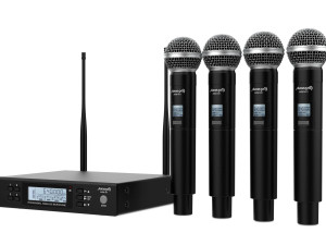 Bežični mikrofon sa 4 ručke Audibax AWM 401 10268335