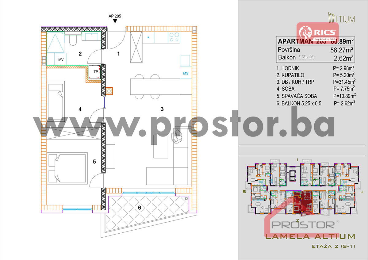 NOVOGRADNJA ALTIUM: Stanovi 38-102m2, Centar 10