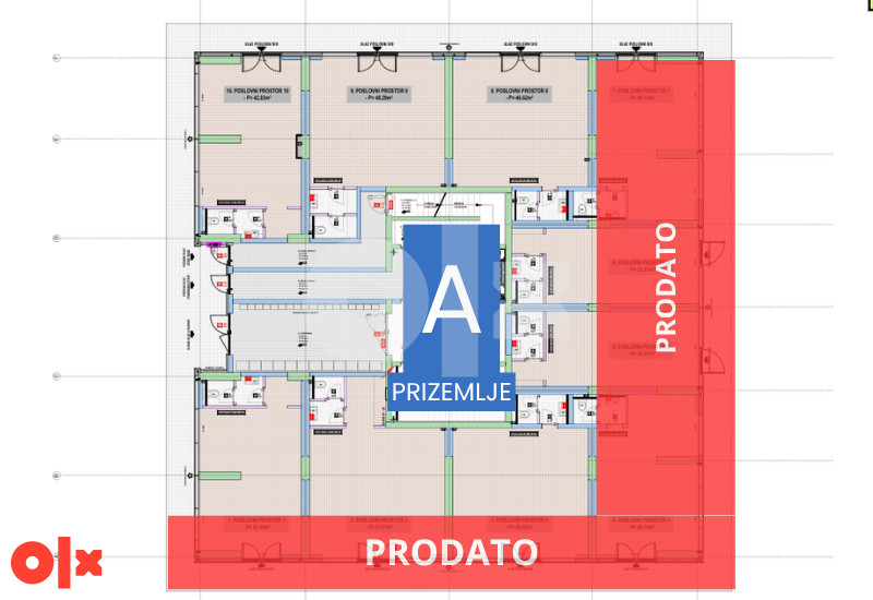 Poslovni prostori Riverside Sarajevo - Novi Grad 33-520 m2 5