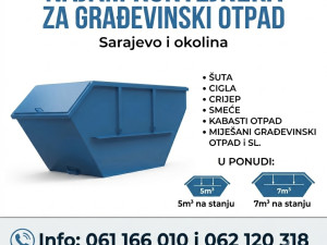 Odvoz sute sa kontejnerima