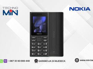 Mobitel Nokia 105 (2024) Dual SIM, Crna