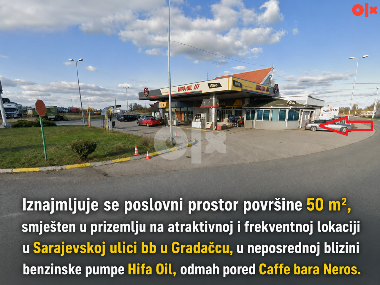 Poslovni prostor Gradačac 50m2