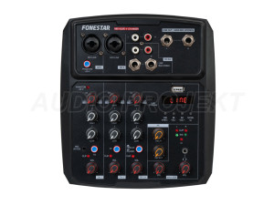 Mikseta 4 kanala FONESTAR MIX-4LIVE PC/BT/USB/LIVE STREAM
