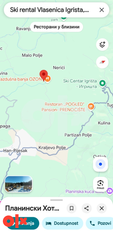 Planinski placevi Jazavcije Rupe Igrista Han Pijesak 4