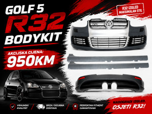 VW Golf 5 R32 Bodykit Body Kit Branik Branici Set Branika