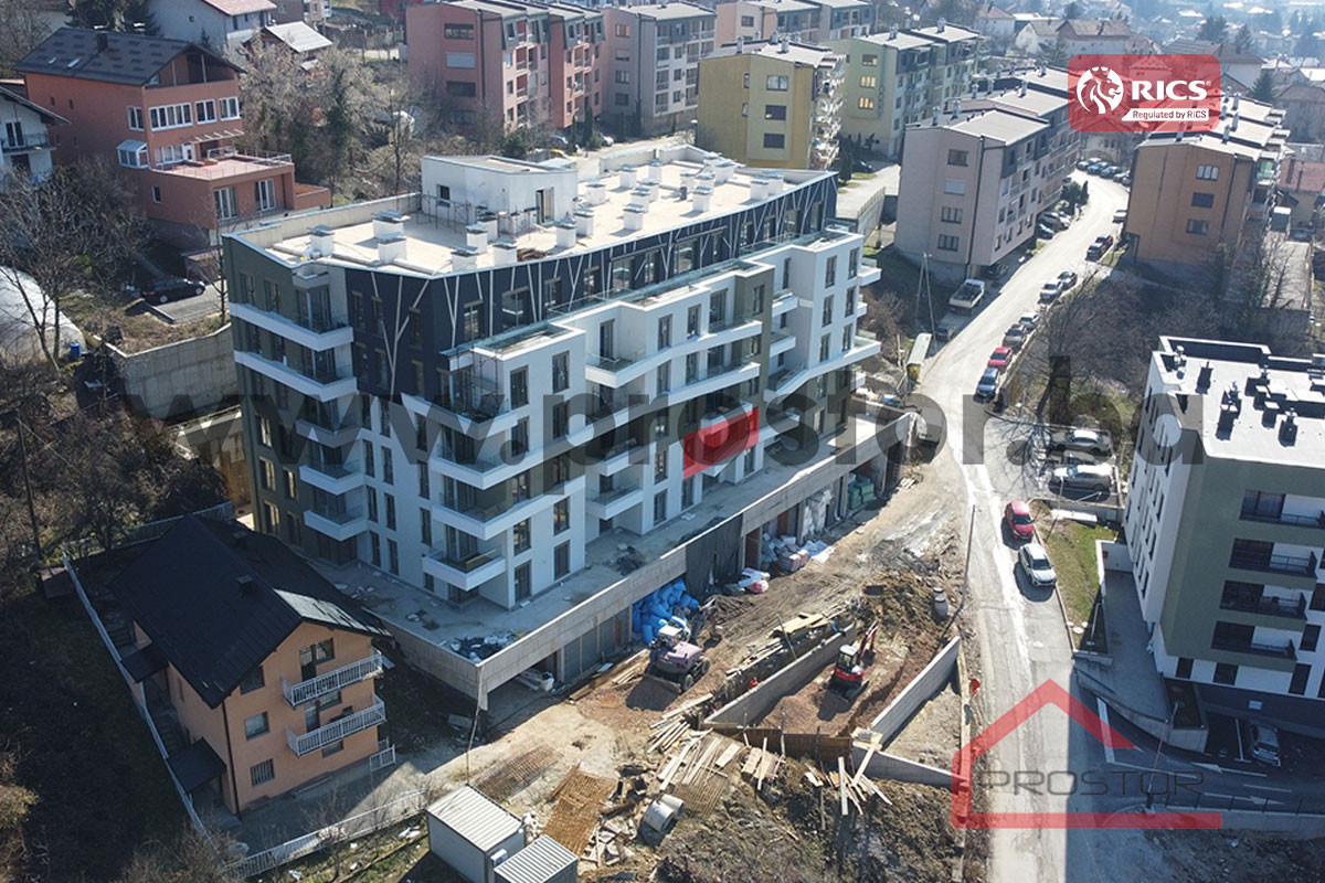 NOVOGRADNJA CENTAR: Dvosoban stan, 60m2