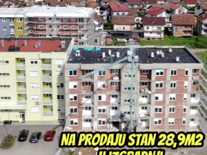 Stan u izgradnji 28,9 m2 -Gradiška