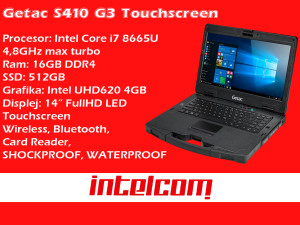Laptop Geta S410 G3 Touchscreen Core i7 8th gen.