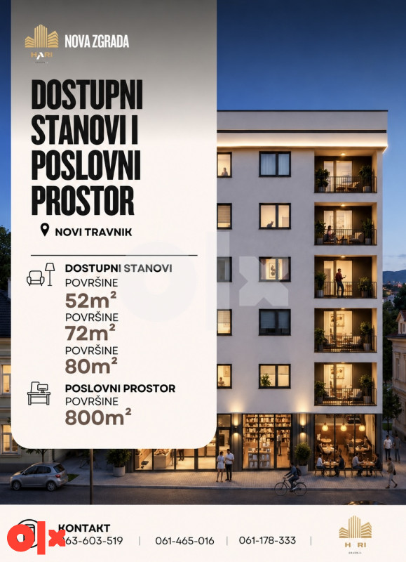 Stan Novi Travnik / Travnik / Vitez /Bugojno