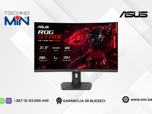 Gaming Monitor Asus ROG Strix 31.5" Curved Fast VA QHD 280Hz 1ms