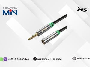 MS 3.5mm na 3.5mm produžni audio kabal 3m MSP40127, Crni
