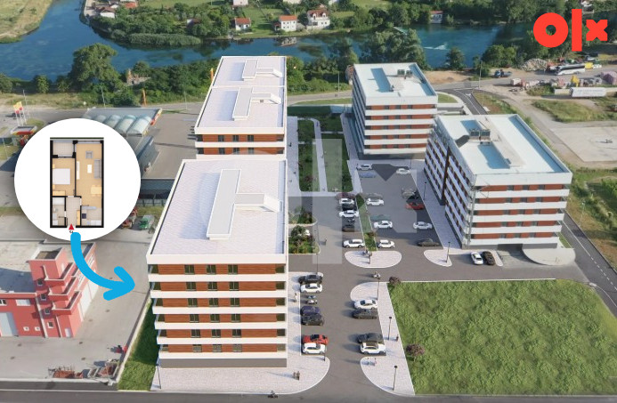 Jednosoban stan u izgradnji 47.24 m2, Trebinje 12