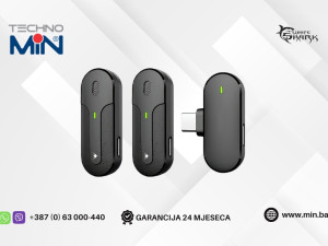 White Shark DSM-05 IKORO Wireless Lavalier Mikrofon USB C, Black