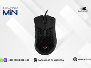 Baracuda Gaming miš BGM-031 CORAL 12800DPI, Crni